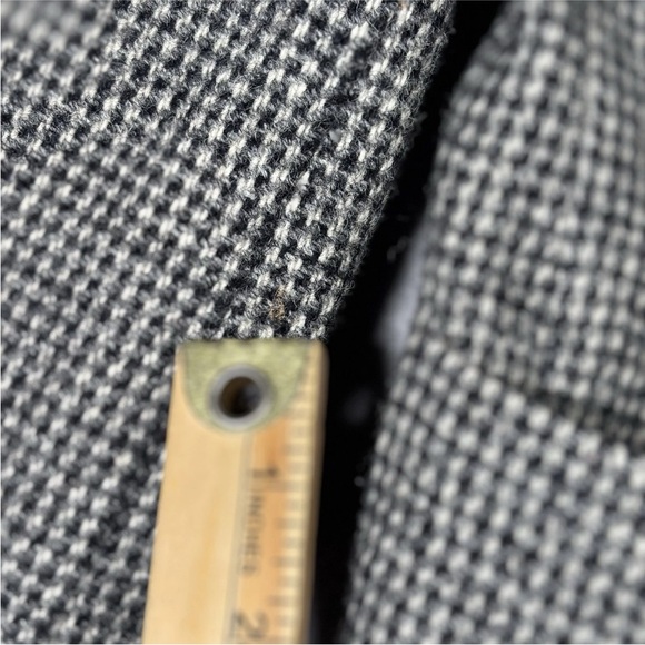 Harris Tweed Women's Plaid Houndstooth Jacket Blazer 7/8 Limited Edition Paris - Picture 2 of 14